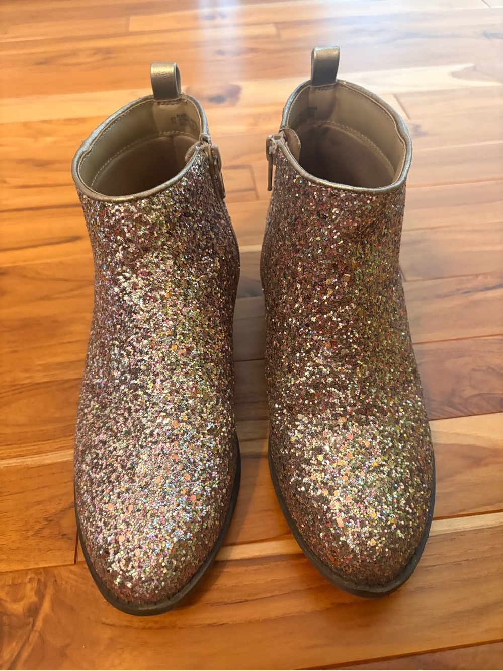 Glitter Ankle Booties for Girls